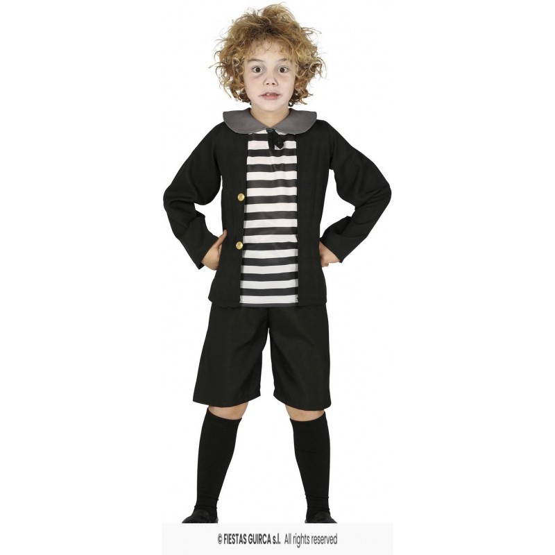 COSTUME BIMBO FANTASMA GHOST 7-9 anni