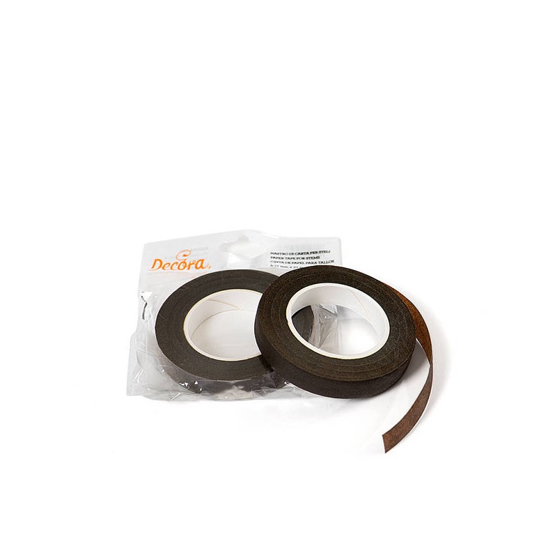 NASTRO PER STELI MARRONE 12mm 27mt DECORA