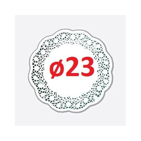 PIZZO PORCELLANATO TONDO ø23 10pz