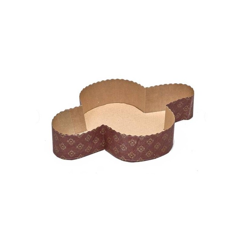 FORMA COTTURA COLOMBA 750gr 296x208x58mm 5 PEZZI