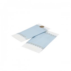 SACCHETTO CARTA STAMPA AZZURRO ORO 8x14cm