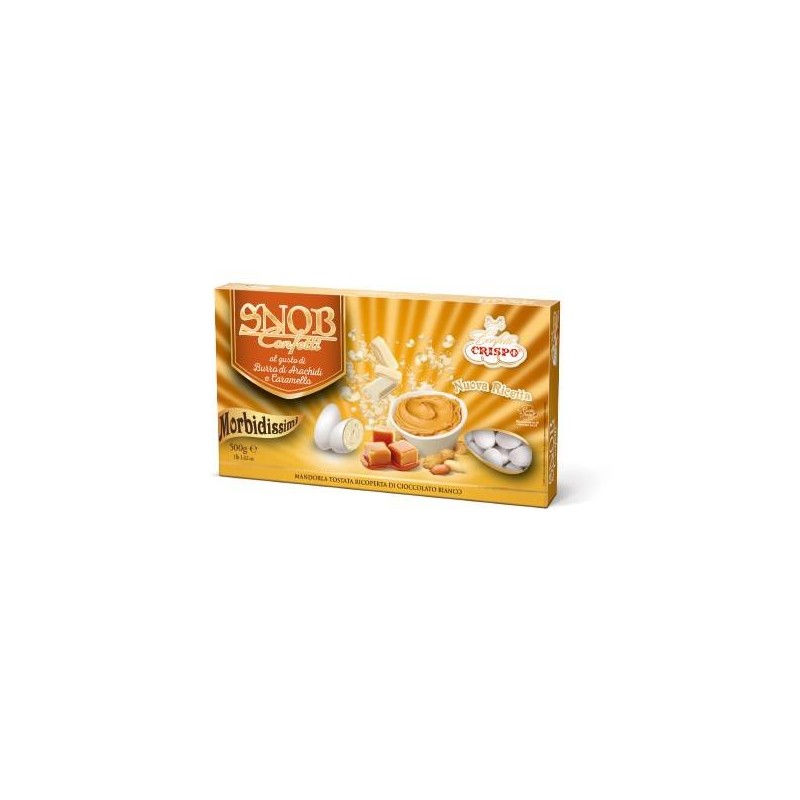 CONFETTI SNOB BURRO DI ARACHIDI E CARAMELLO 500gr