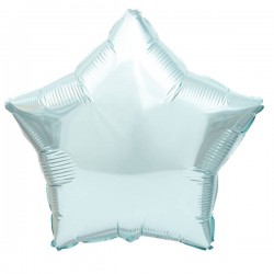 PALLONE MYLAR STELLA AZZURRO ø45cm