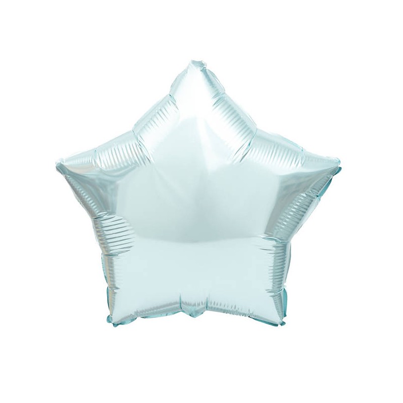 PALLONE MYLAR STELLA AZZURRO ø45cm