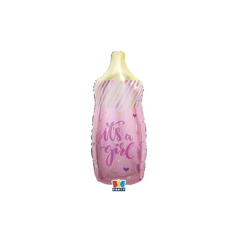 PALLONE MYLAR  44x82cm BIBERON It’a Girl