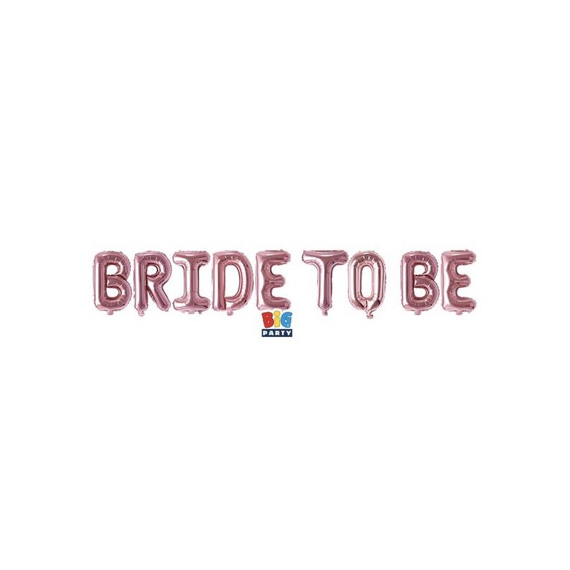 PALLONI MYLAR BRIDE TO BE 40x340cm