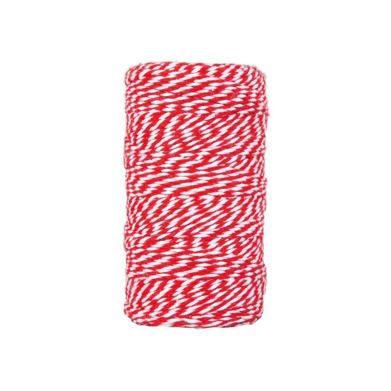 CORDINO BICOLORE mm2x100mt ROSSO/BIANCO