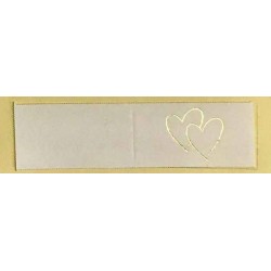 BIGLIETTI BOMBONIERA CUORI ORO 20pz 6148/4