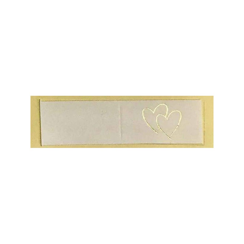 BIGLIETTI BOMBONIERA CUORI ORO 20pz 6148/4