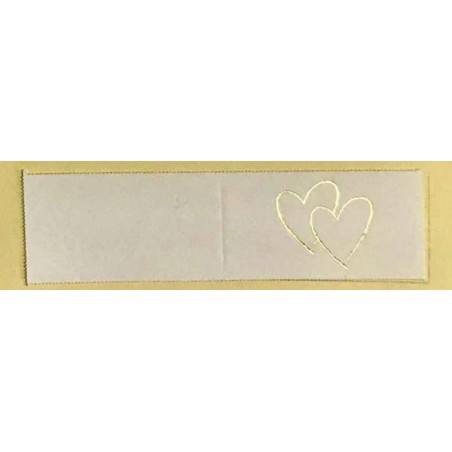 BIGLIETTI BOMBONIERA CUORI ORO 20pz 6148/4