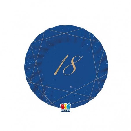 PIATTI ø20cm 18 ANNI BLUE GOLD 8pz