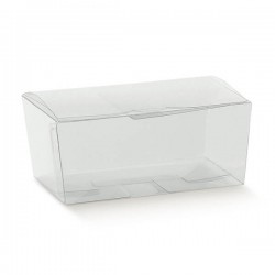 SCATOLA BALLOTIN PVC TRASPARENTE 12,5x8x6,5cm 10pz