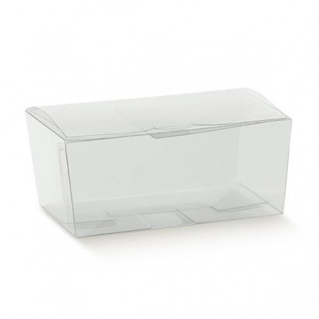SCATOLA BALLOTIN PVC TRASPARENTE 12,5x8x6,5cm 10pz