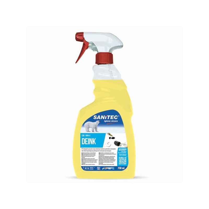 DETERGENTE DEINK SOLVENTE 750ml SANITEC