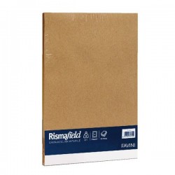 CARTA A4 RISMAFIELD 90gr RISMA 100fg NOCCIOLA