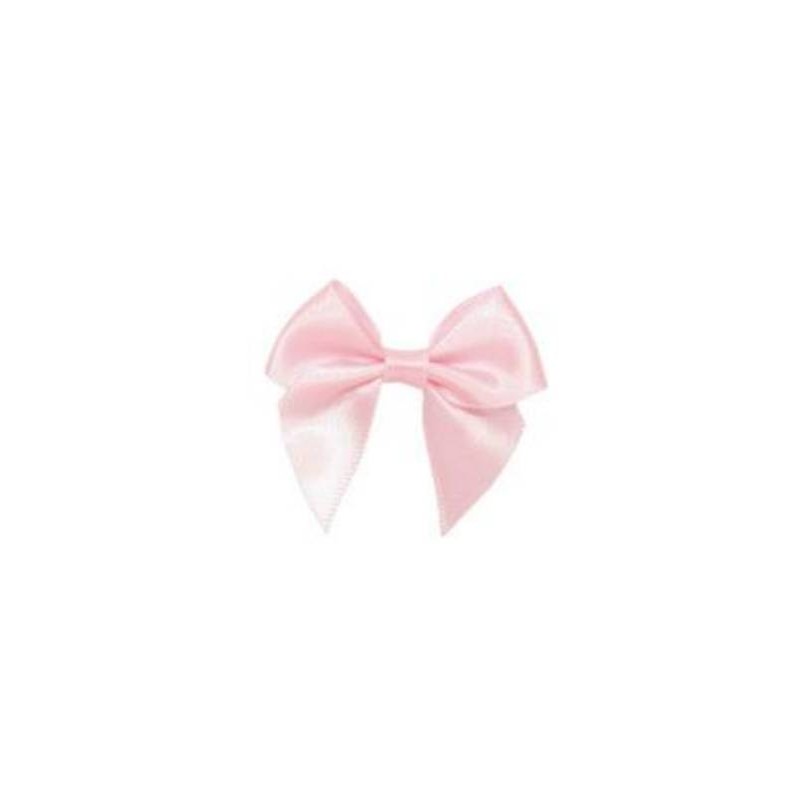 FIOCCO RASO SATIN BOW 4,5cm PINK 24pz
