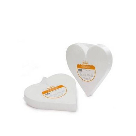 BASE CUORE POLISTIROLO 15x5cm