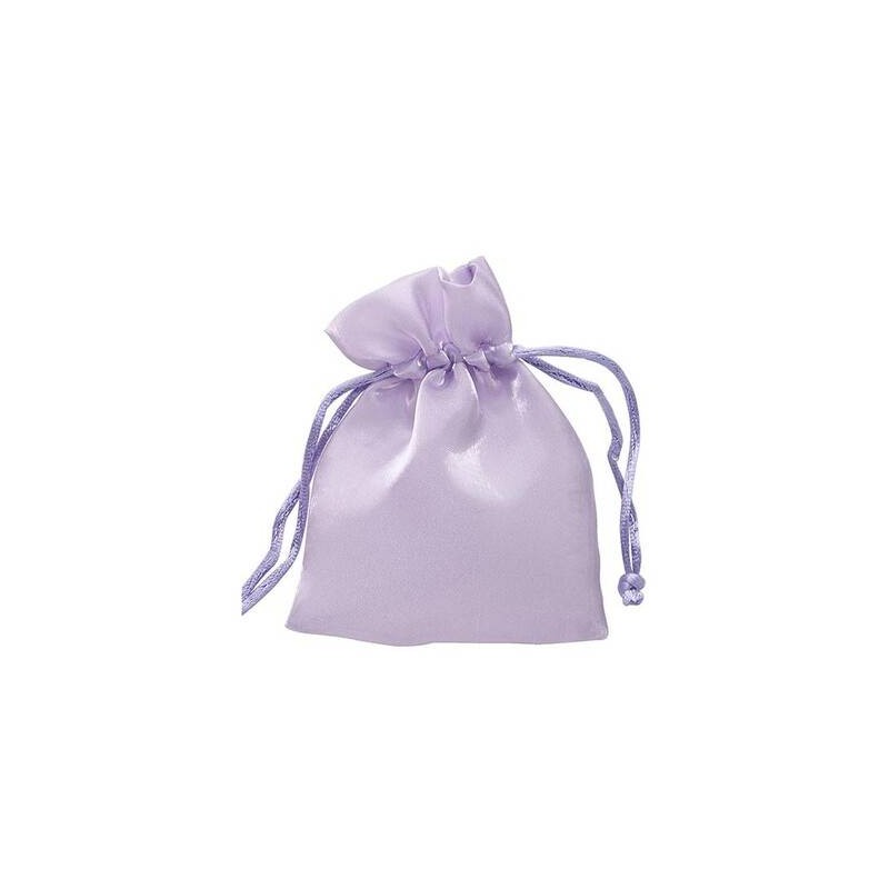 SACCHETTO ORGANZA 9x12cm LILLA LUCIDO 12pz