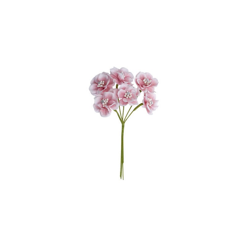 FIORE LANZAROTE ø4cm ROSA ANTICO 6pz