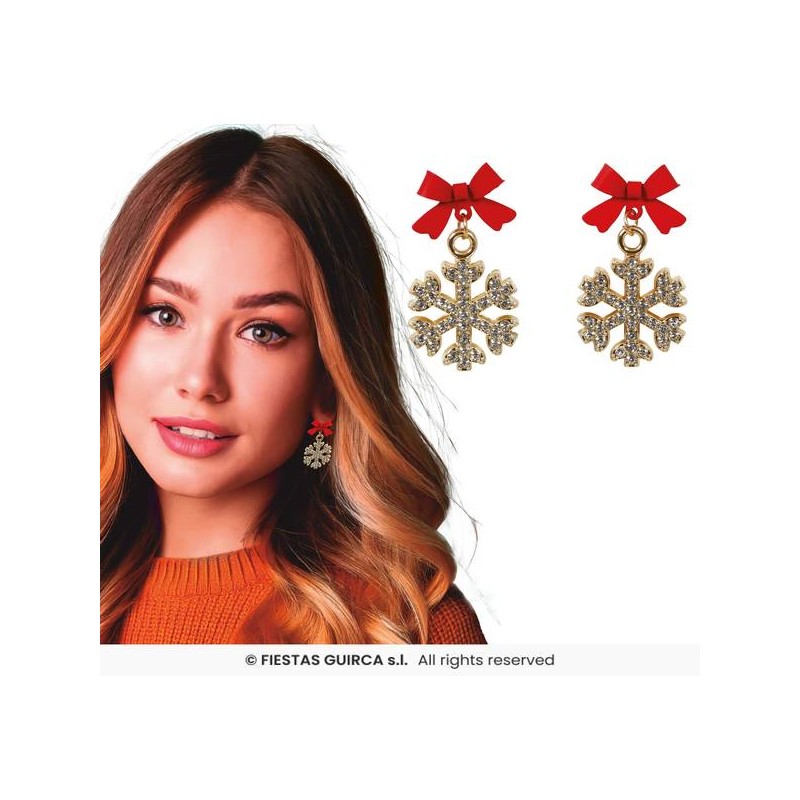ORECCHINI FIOCCO DI NEVE