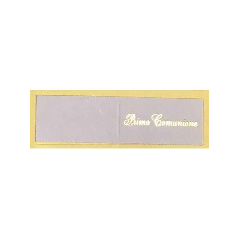 BIGLIETTI BOMBONIERA PRIMA COMUNIONE BIANCO 20pz 201/4