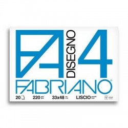 ALBUM FABRIANO C/ANGOLI F4 33x48cm 20fg 220gr LISCIO