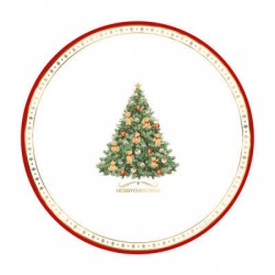 PIATTI PIANI ø27 CHRISTMAS TEDDY 8pz
