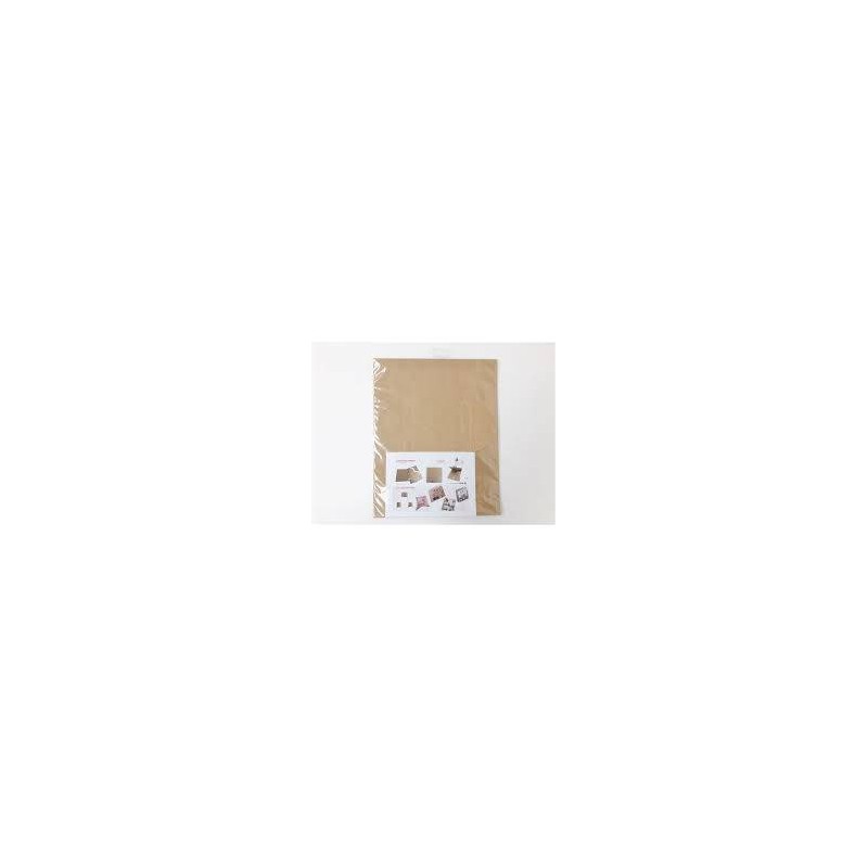 SCATOLINA KRAFT C/CORDA KIT 5pz 2x12x12cm
