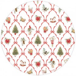 MAXI PIATTO ø33 CHRISTMAS FANTASY 6pz