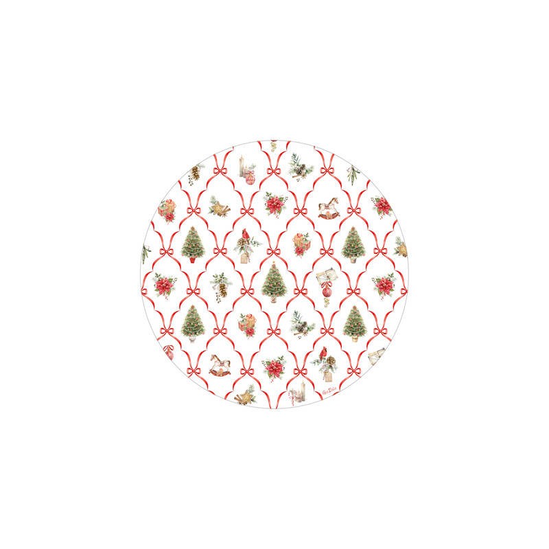 MAXI PIATTO ø33 CHRISTMAS FANTASY 6pz