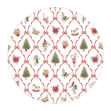 MAXI PIATTO ø33 CHRISTMAS FANTASY 6pz