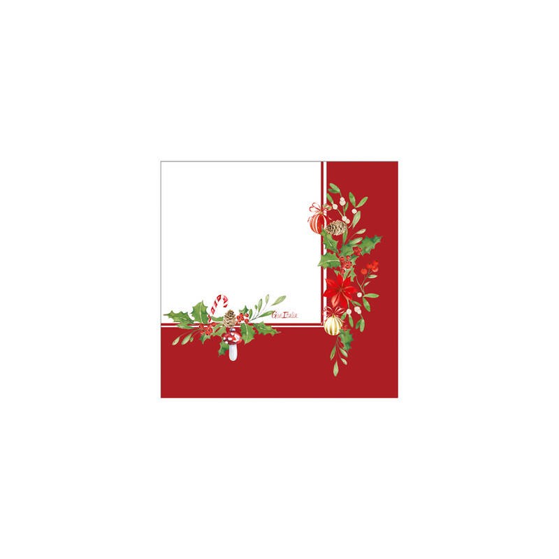 TOVAGLIOLI 33x33 INCANTO DI NATALE 16pz