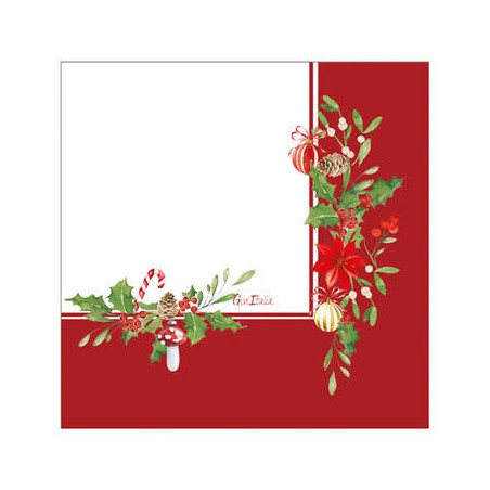 TOVAGLIOLI 33x33 INCANTO DI NATALE 16pz