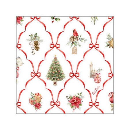 TOVAGLIOLI 33x33 CHRISTMAS FANTASY 16pz