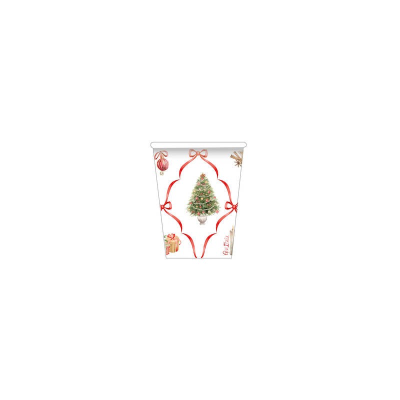 BICCHIERI 250cc CHRISTMAS FANTASY 8pz