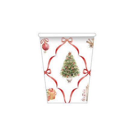 BICCHIERI 250cc CHRISTMAS FANTASY 8pz