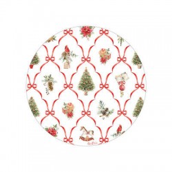 PIATTI PIANI ø21 CHRISTMAS FANTASY 8pz