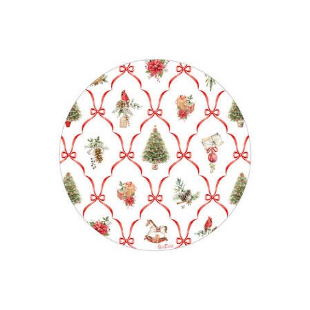 PIATTI PIANI ø21 CHRISTMAS FANTASY 8pz