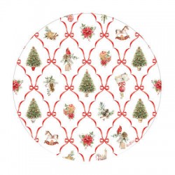 PIATTI PIANI ø27 CHRISTMAS FANTASY 8pz