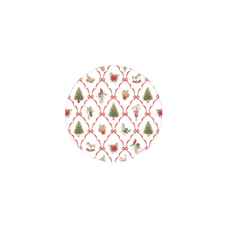 PIATTI PIANI ø27 CHRISTMAS FANTASY 8pz