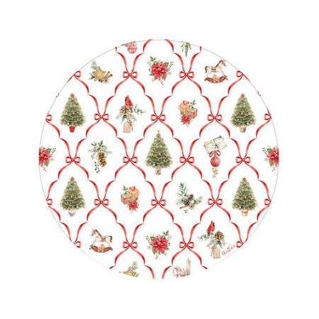 PIATTI PIANI ø27 CHRISTMAS FANTASY 8pz
