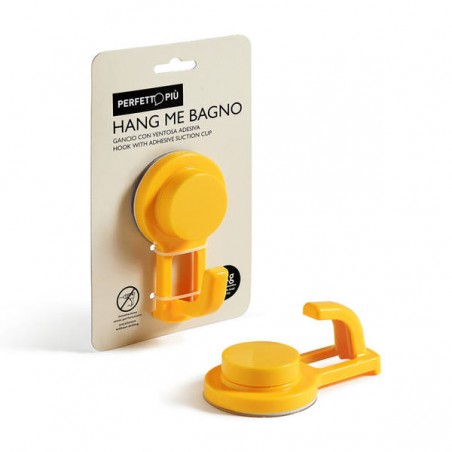 GANCIO CON VENTOSA ADESIVA MOD.BAGNO