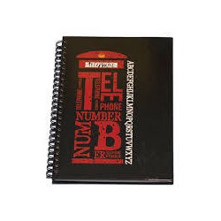 RUBRICA TELEFONICA mm152x214 48 FOGLI 140gr SPIRALATA...