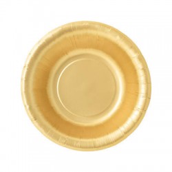 PIATTI FONDI  ø24cm ORO SATIN 8pz