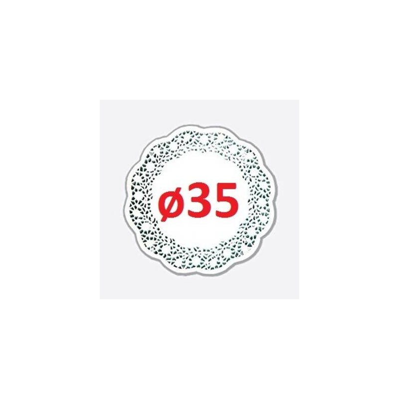 PIZZO PORCELLANATO TONDO ø35 100pz