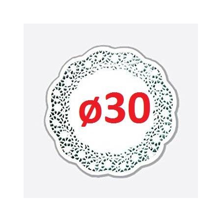 PIZZO PORCELLANATO TONDO ø30 100pz