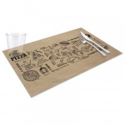 TOVAGLIETTA CARTA KRAFT ONDA 30x48cm RUSTICO MARGHERITA 400pz