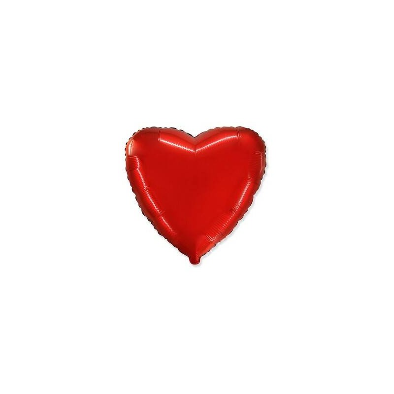 PALLONE MYLAR CUORE 32 80cm ROSSO
