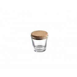 VASO VETRO C/TAPPO SUGHERO H.6,5 ø70 cm