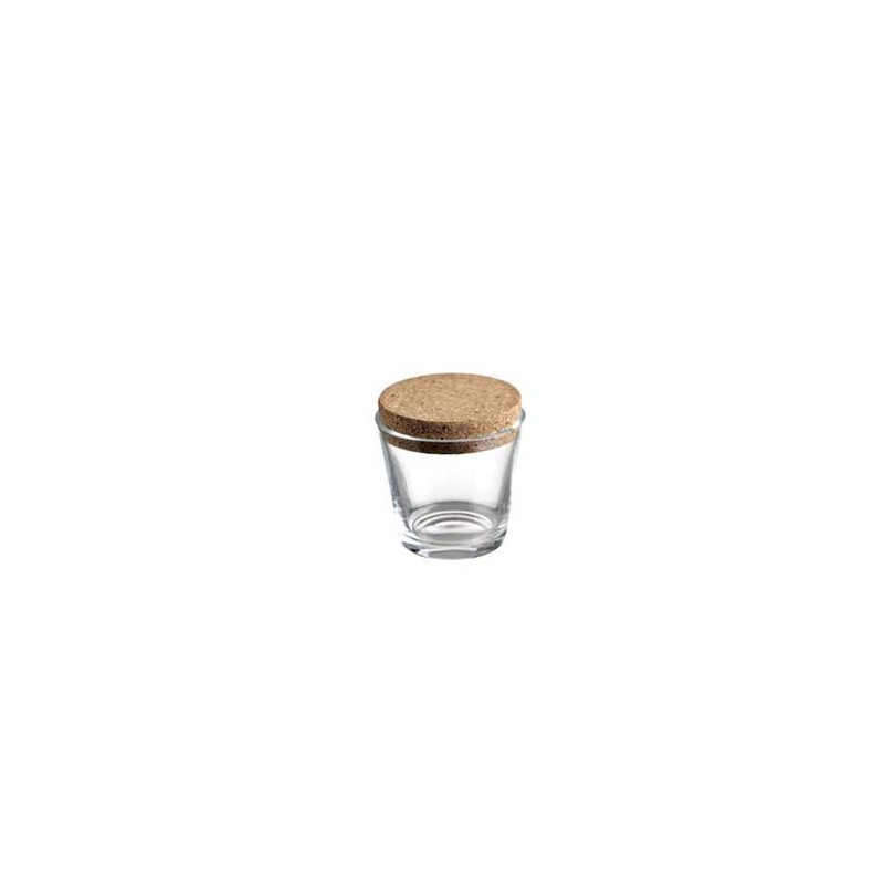 VASO VETRO C/TAPPO SUGHERO H.6,5 ø70 cm